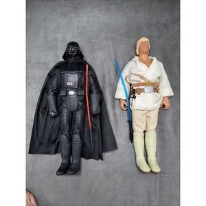 1996 Kenner Collector Series Star Wars Darth Vader & Luke Skywalker 12" Figures